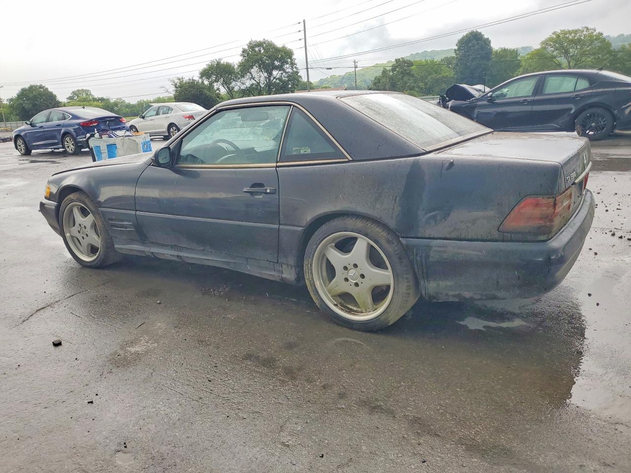 1999 Mercedes-benz Sl 500 Black vin: WDBFA68F7XF179954