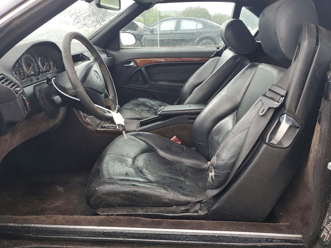1999 Mercedes-benz Sl 500 Black vin: WDBFA68F7XF179954