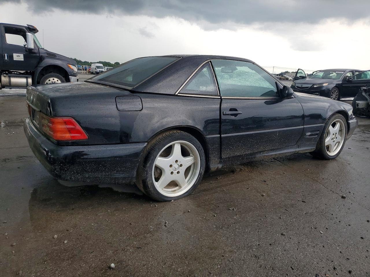 1999 Mercedes-benz Sl 500 Black vin: WDBFA68F7XF179954