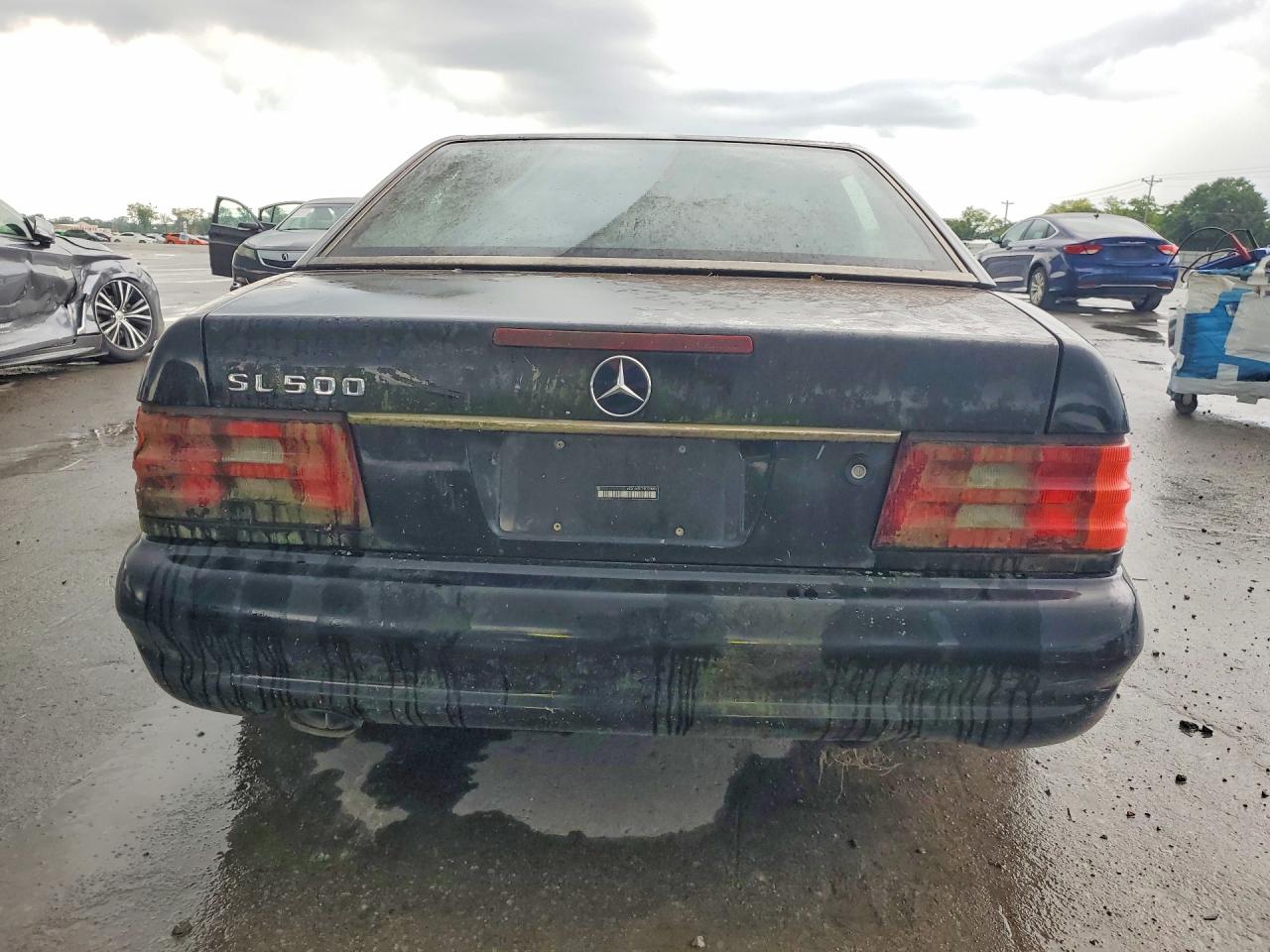 1999 Mercedes-benz Sl 500 Black vin: WDBFA68F7XF179954