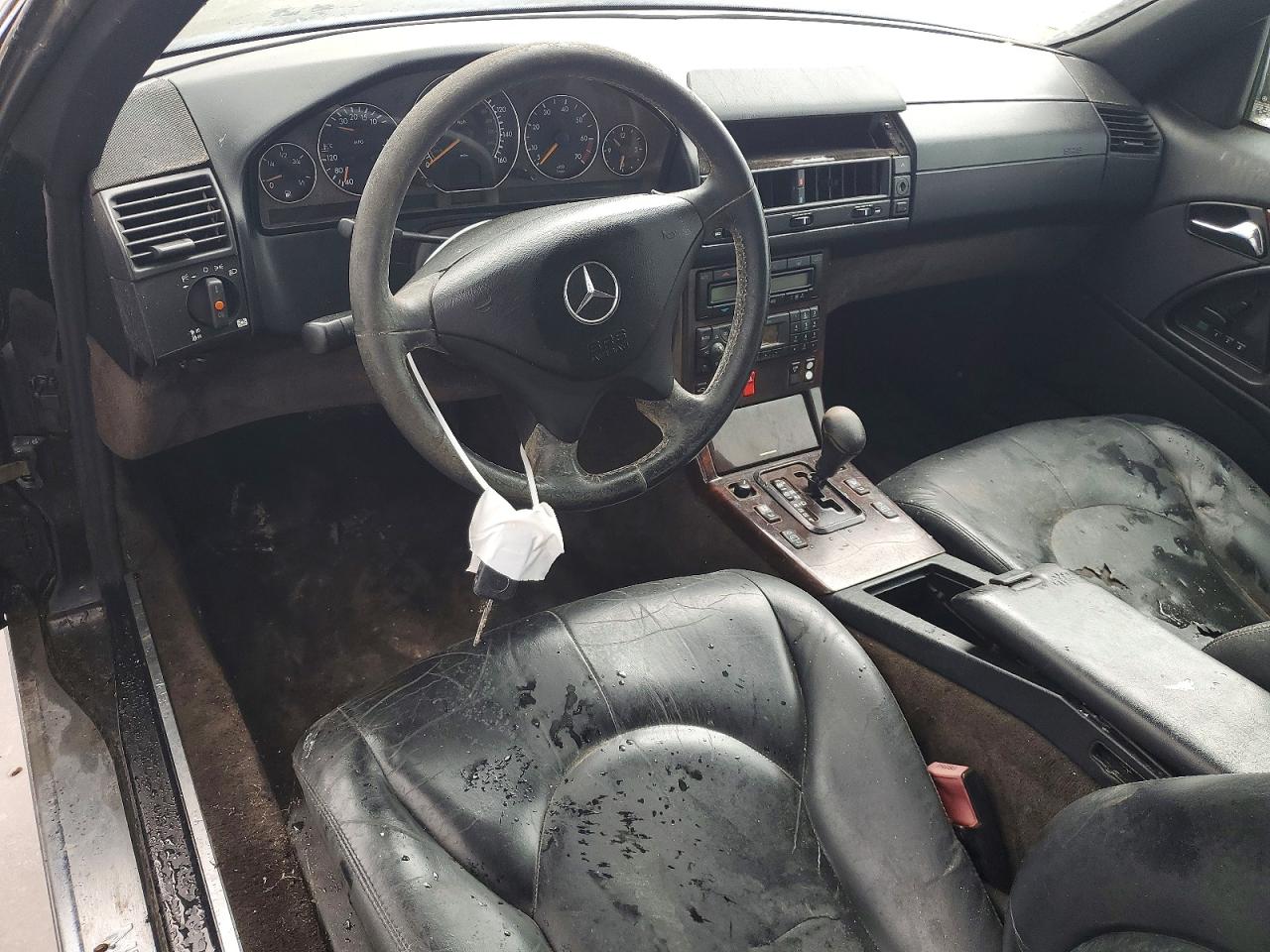 1999 Mercedes-benz Sl 500 Black vin: WDBFA68F7XF179954