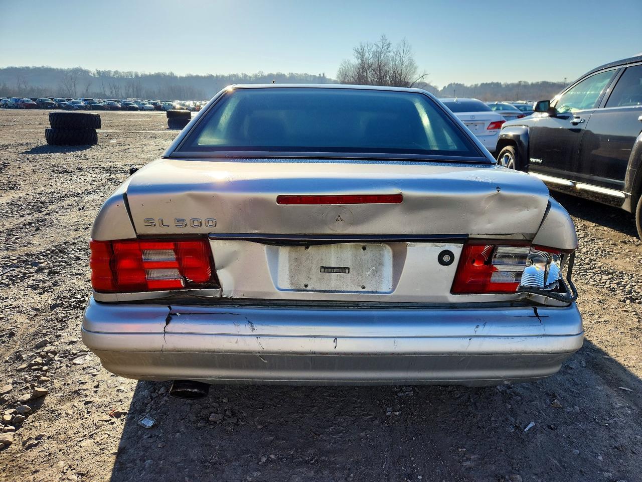 1999 Mercedes-benz Sl 500 Серебряный vin: WDBFA68F7XF186287