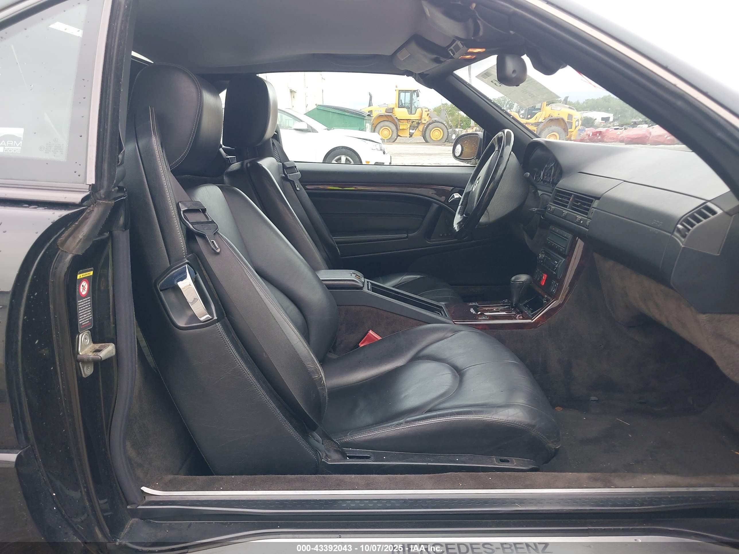 2000 Mercedes-benz Sl 500   Черный vin: WDBFA68F7YF193189