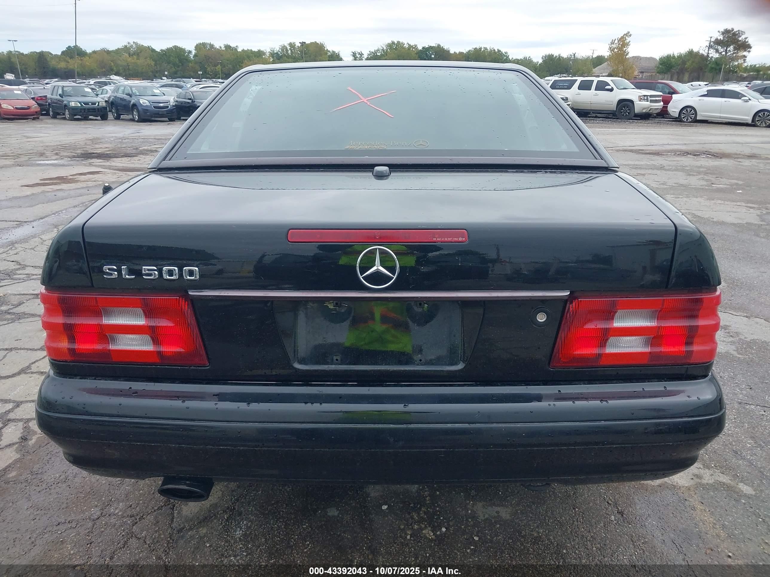 2000 Mercedes-benz Sl 500   Черный vin: WDBFA68F7YF193189