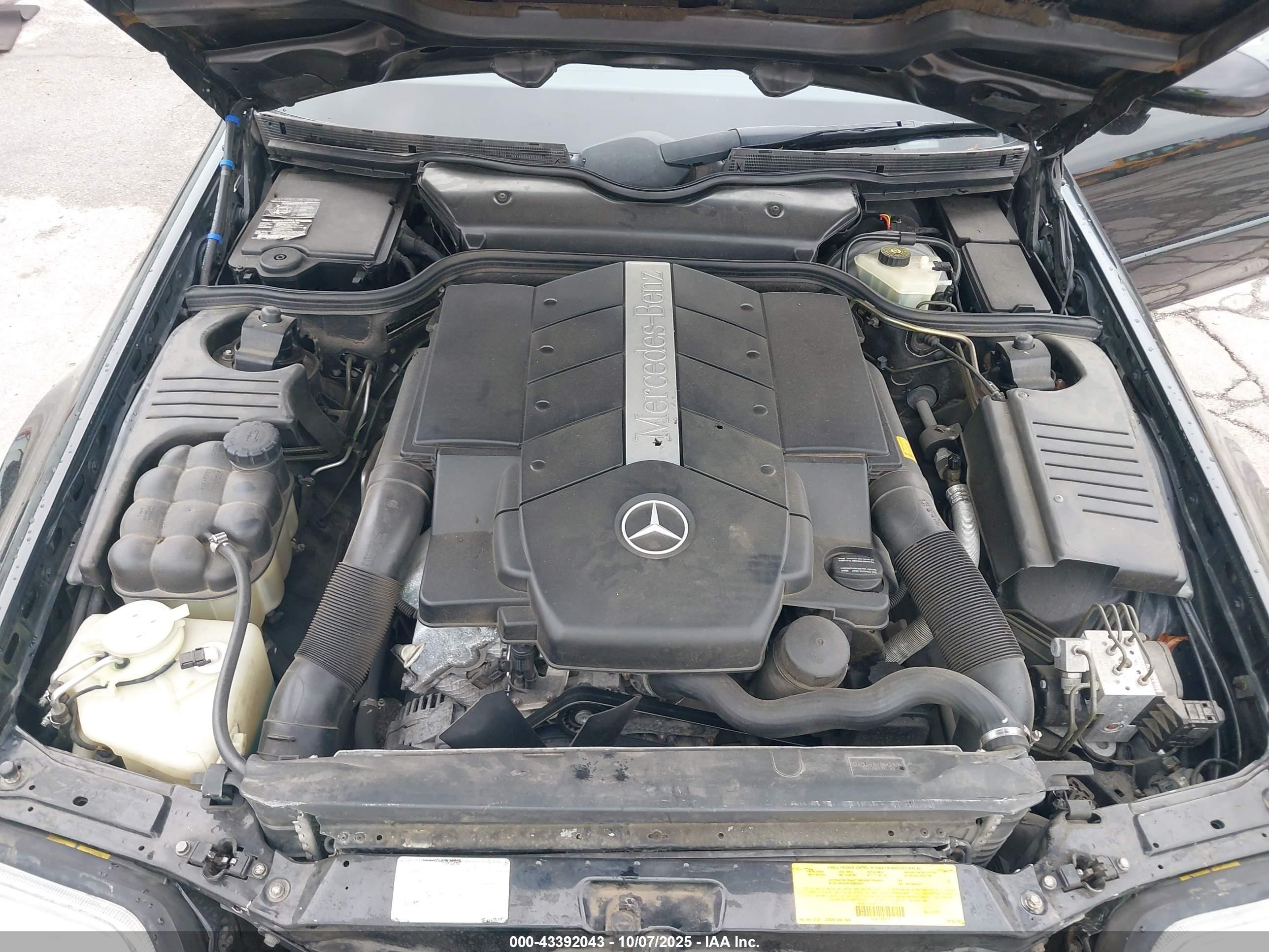 2000 Mercedes-benz Sl 500   Черный vin: WDBFA68F7YF193189