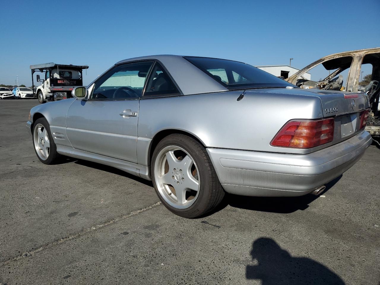 2001 Mercedes-benz Sl 500 Silver vin: WDBFA68F81F197192