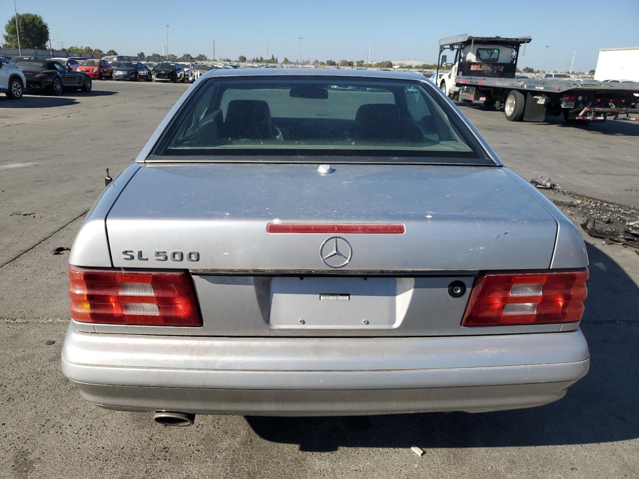 2001 Mercedes-benz Sl 500 Silver vin: WDBFA68F81F197192