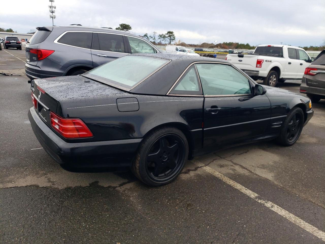 2001 Mercedes-benz Sl 500 Black vin: WDBFA68F81F197340