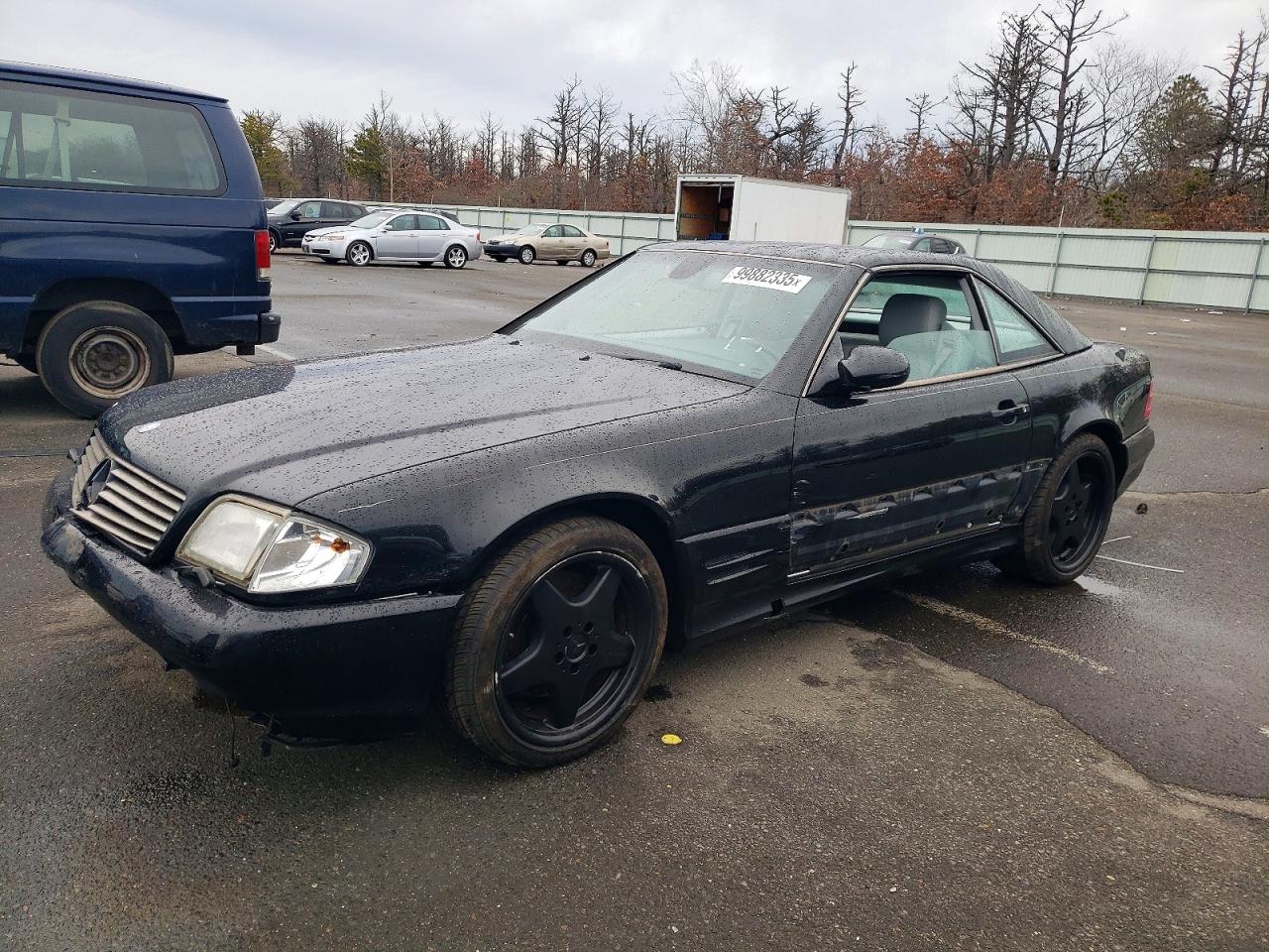 2001 Mercedes-benz Sl 500 Black vin: WDBFA68F81F197340
