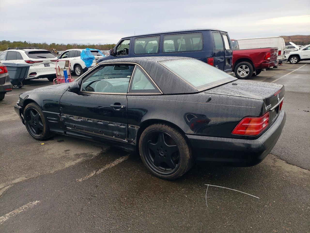 2001 Mercedes-benz Sl 500 Black vin: WDBFA68F81F197340