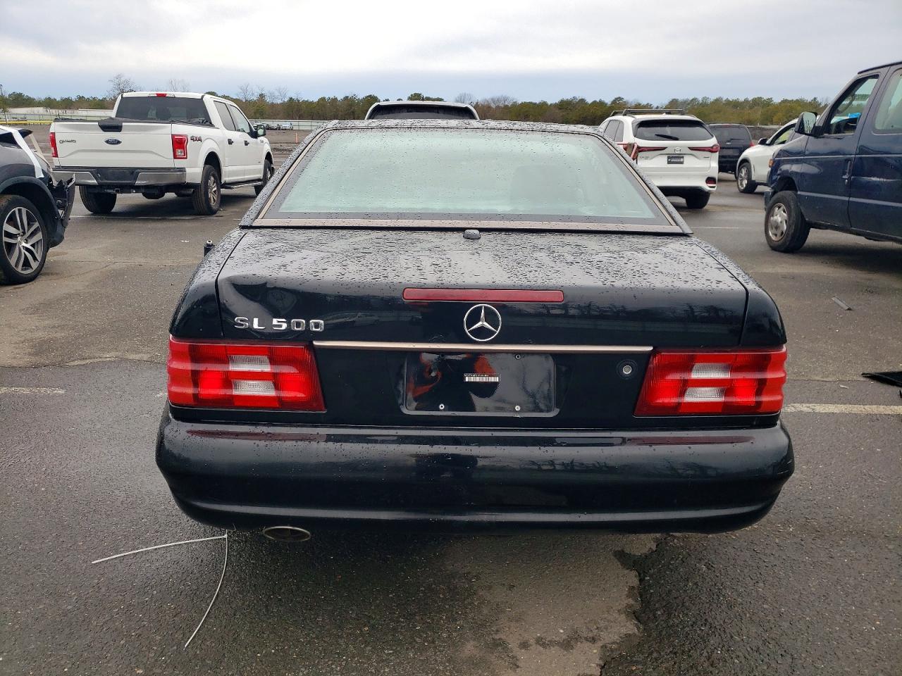 2001 Mercedes-benz Sl 500 Black vin: WDBFA68F81F197340