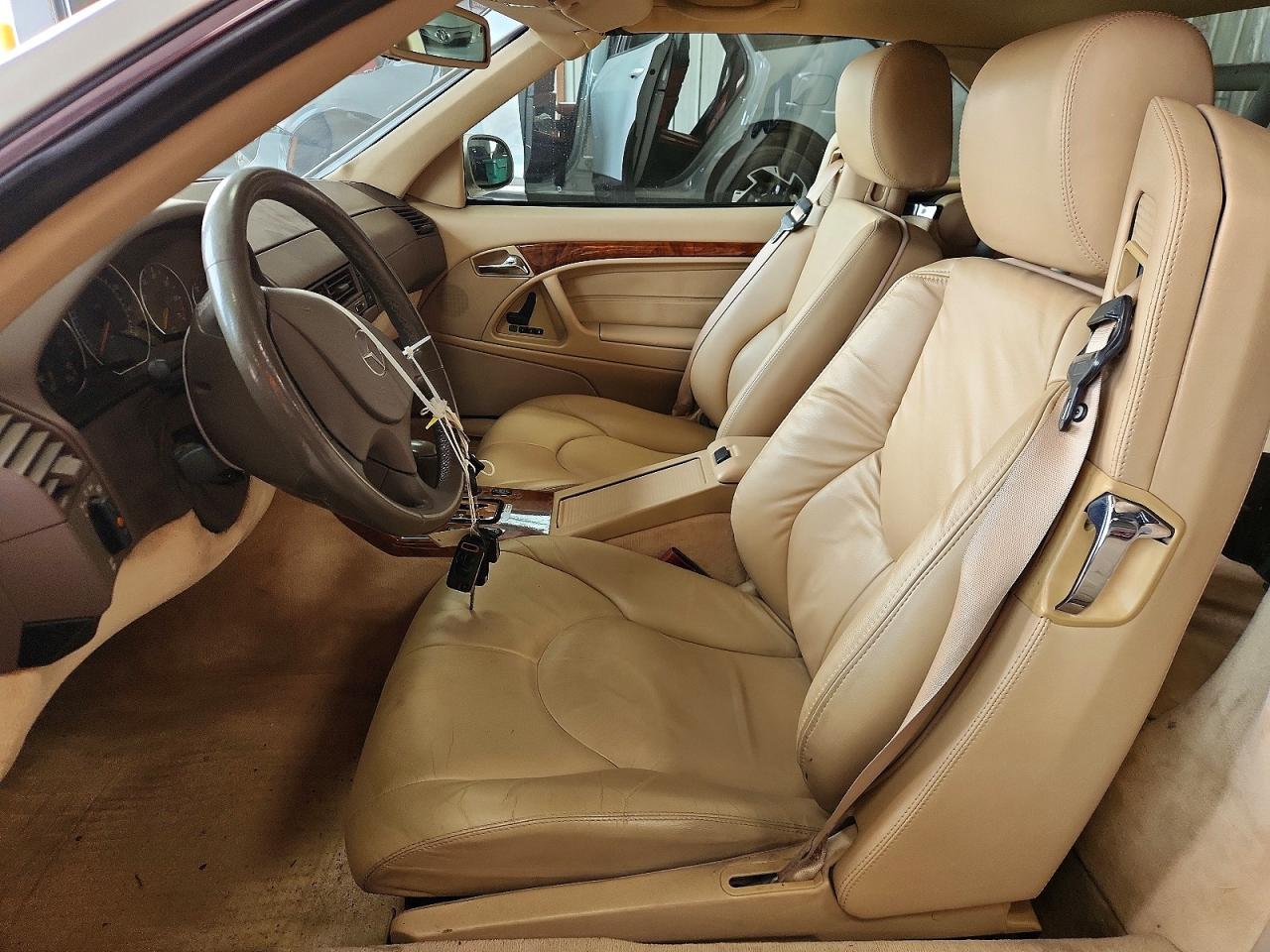 1999 Mercedes-benz Sl 500 Gold vin: WDBFA68F8XF186637