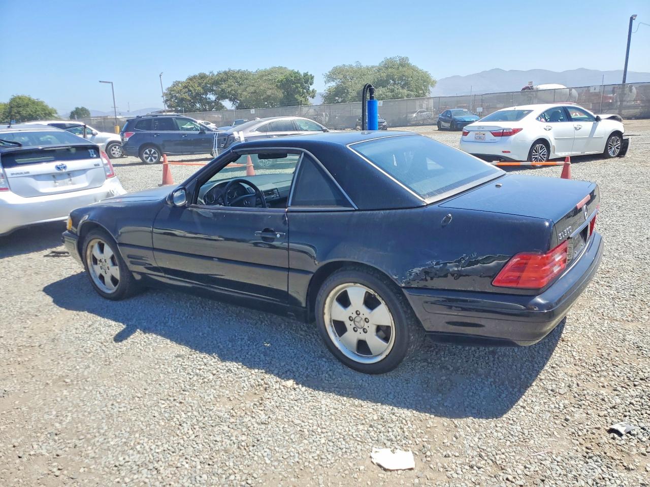 2000 Mercedes-benz Sl 500 Black vin: WDBFA68F8YF190513