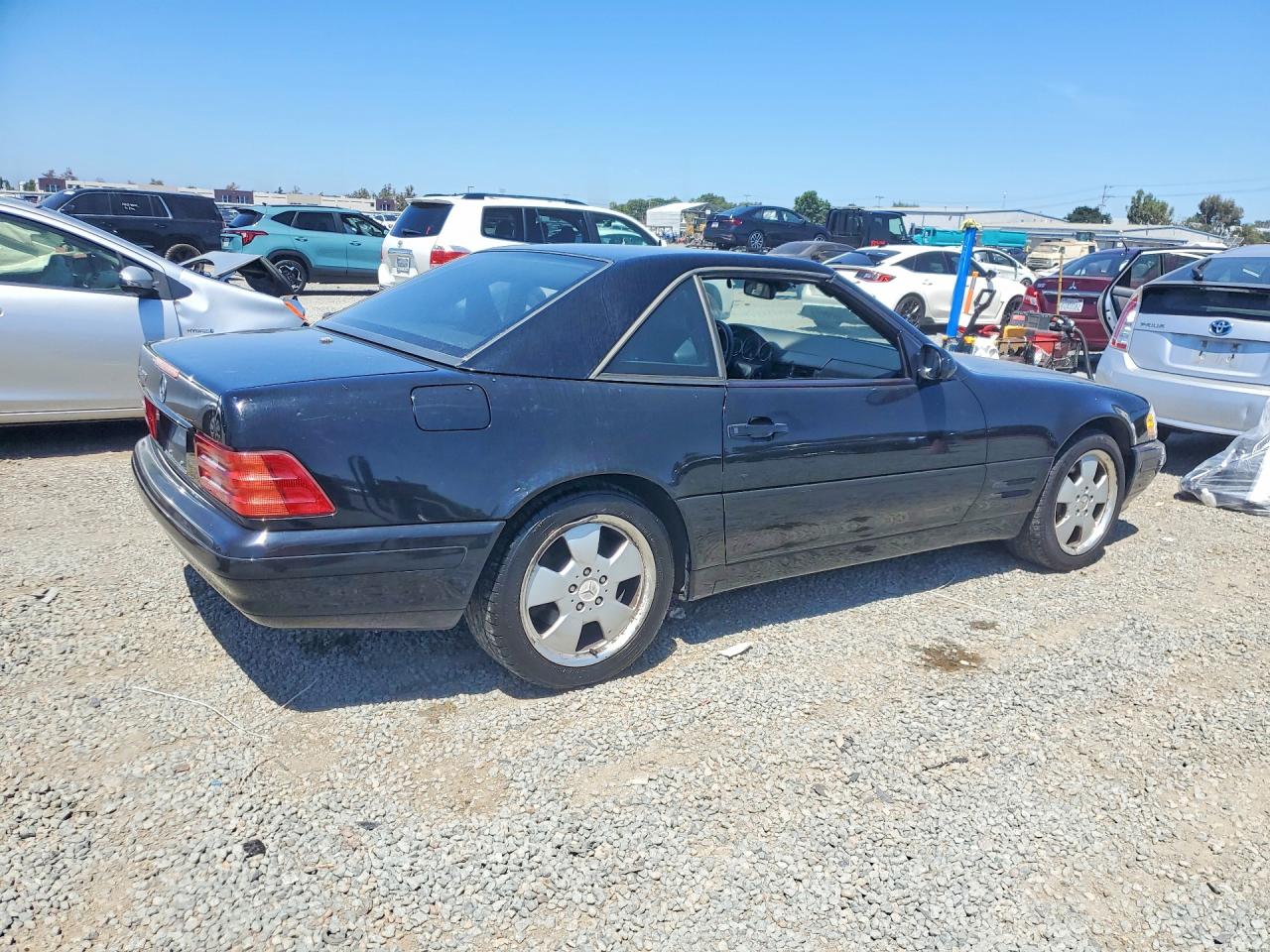 2000 Mercedes-benz Sl 500 Black vin: WDBFA68F8YF190513