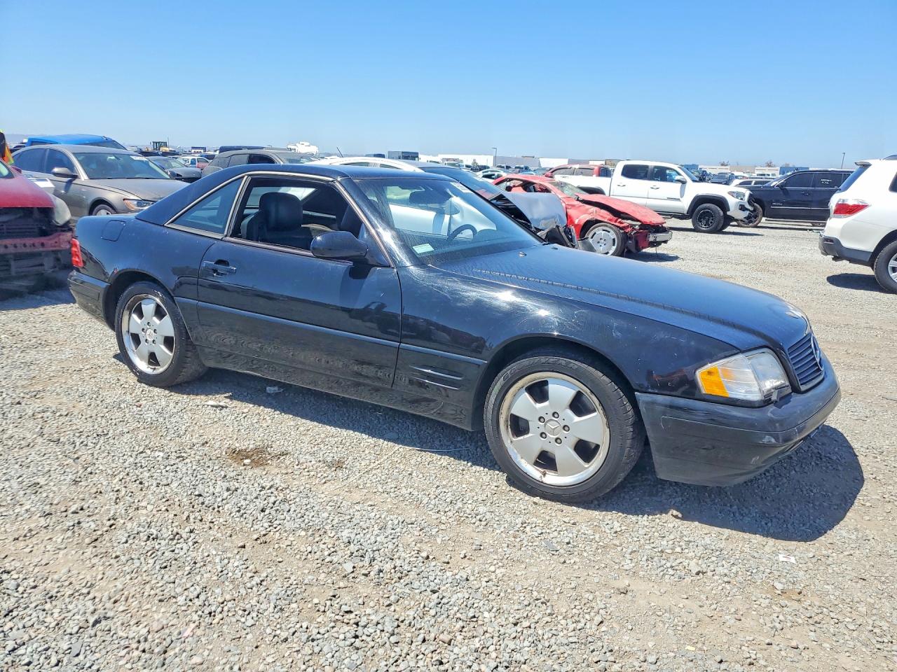 2000 Mercedes-benz Sl 500 Black vin: WDBFA68F8YF190513