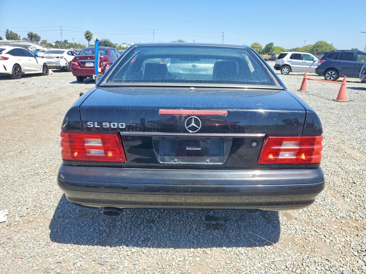 2000 Mercedes-benz Sl 500 Black vin: WDBFA68F8YF190513