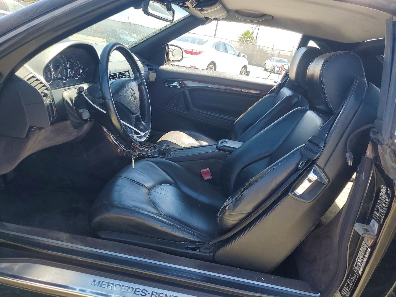 2000 Mercedes-benz Sl 500 Black vin: WDBFA68F8YF190513