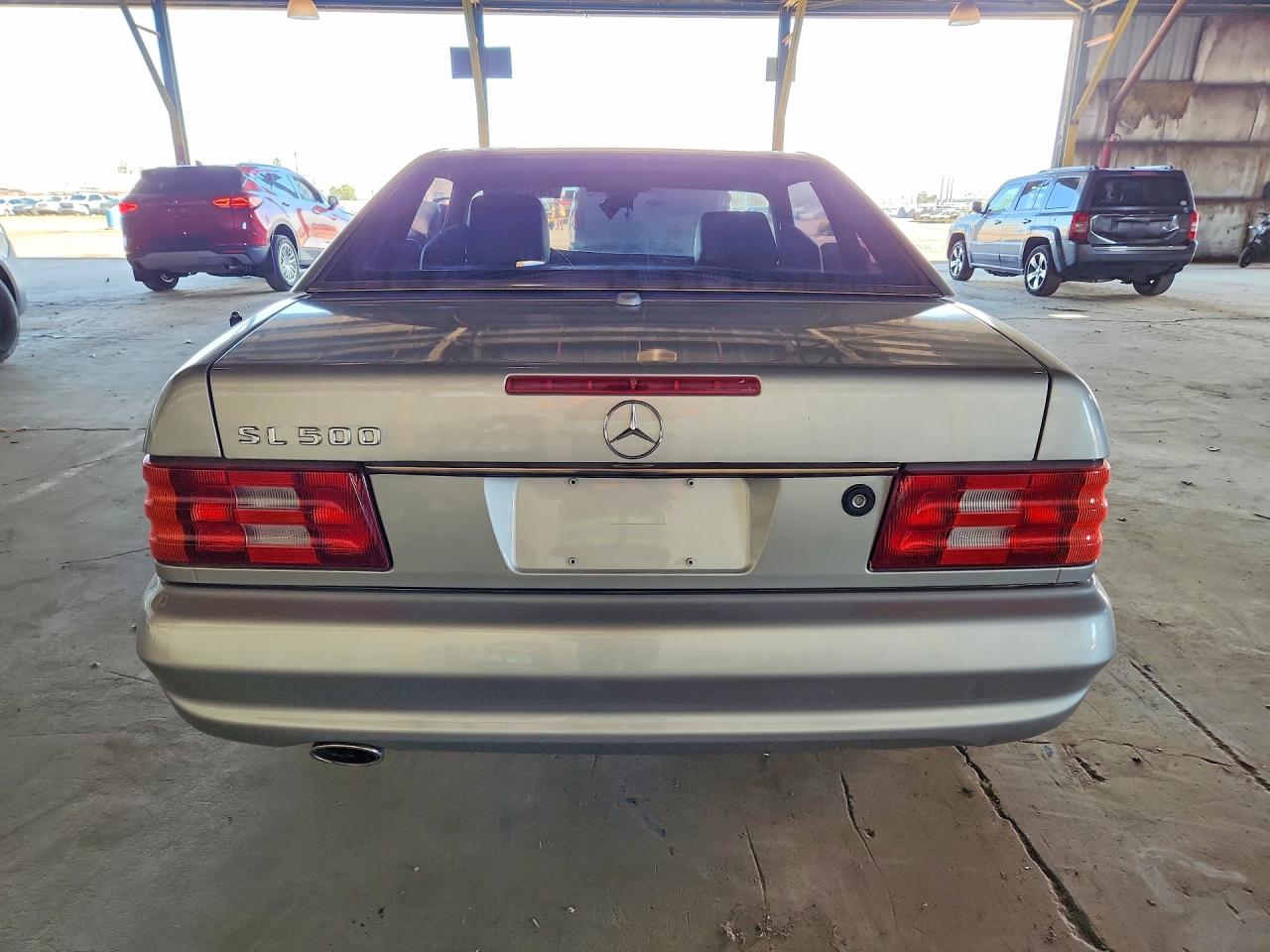 2001 Mercedes-benz Sl 500 Silver vin: WDBFA68F91F197203