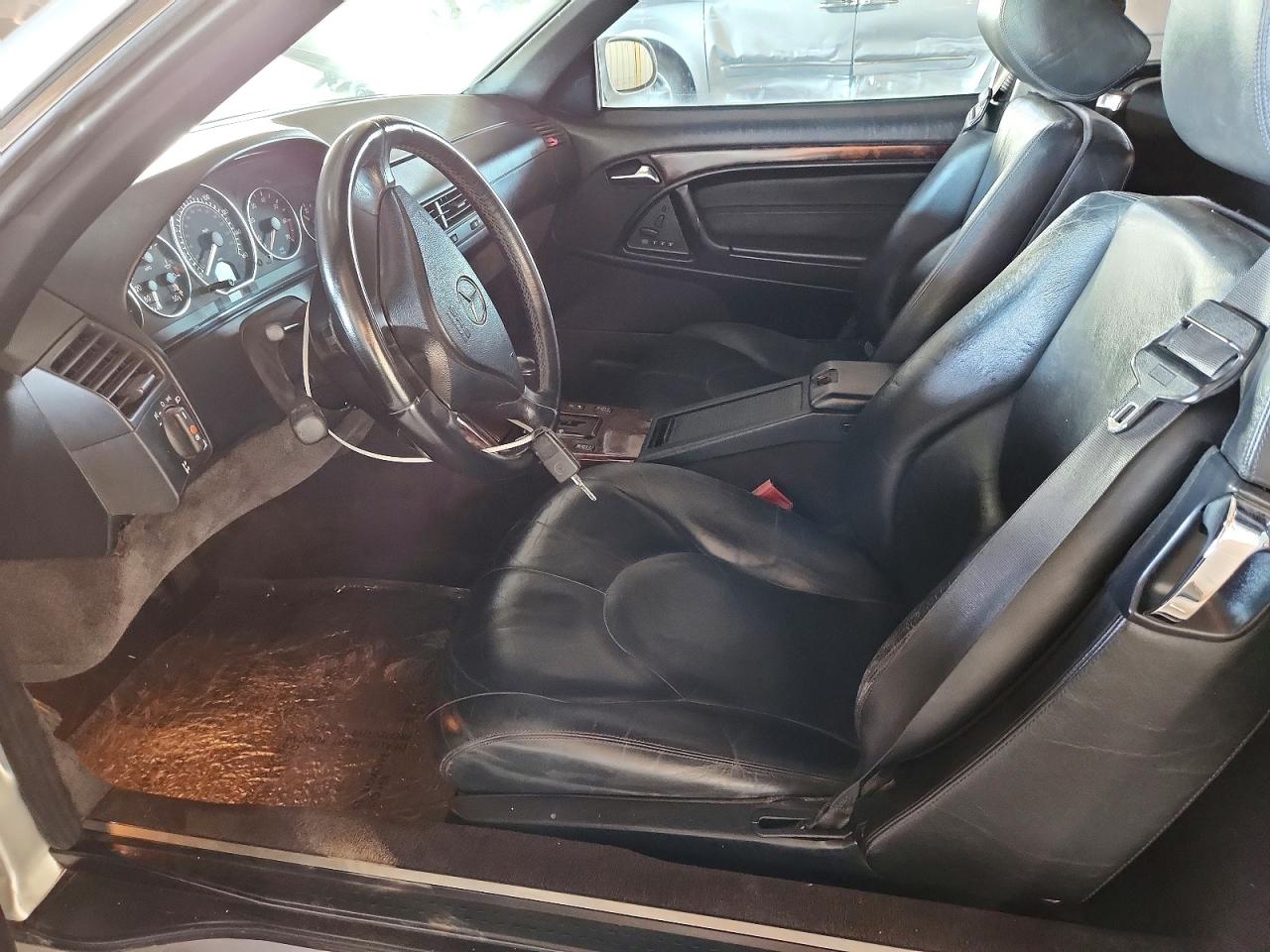 2001 Mercedes-benz Sl 500 Silver vin: WDBFA68F91F197203