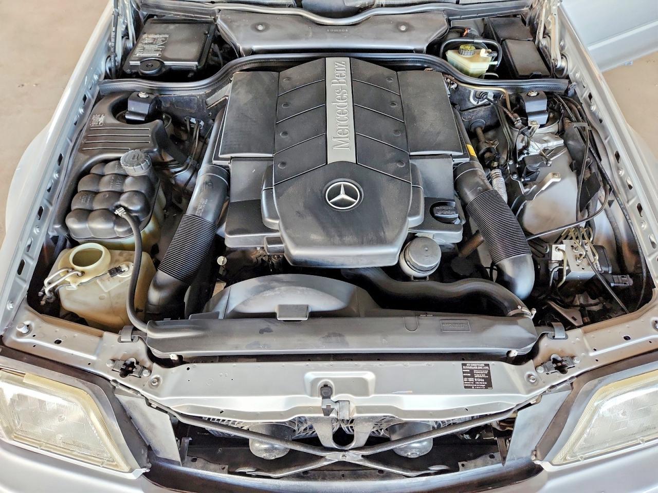 2001 Mercedes-benz Sl 500 Silver vin: WDBFA68F91F197203