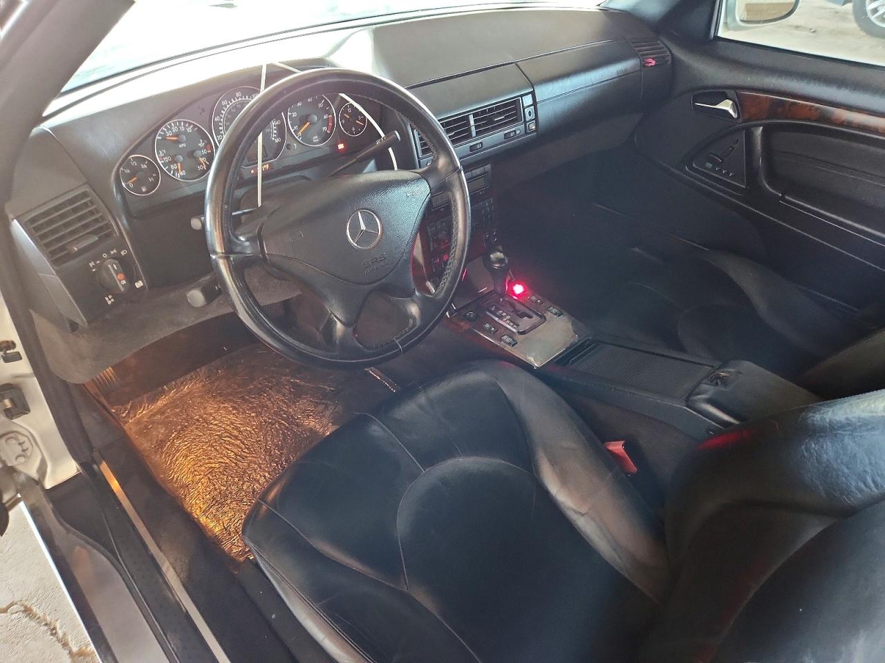 2001 Mercedes-benz Sl 500 Silver vin: WDBFA68F91F197203