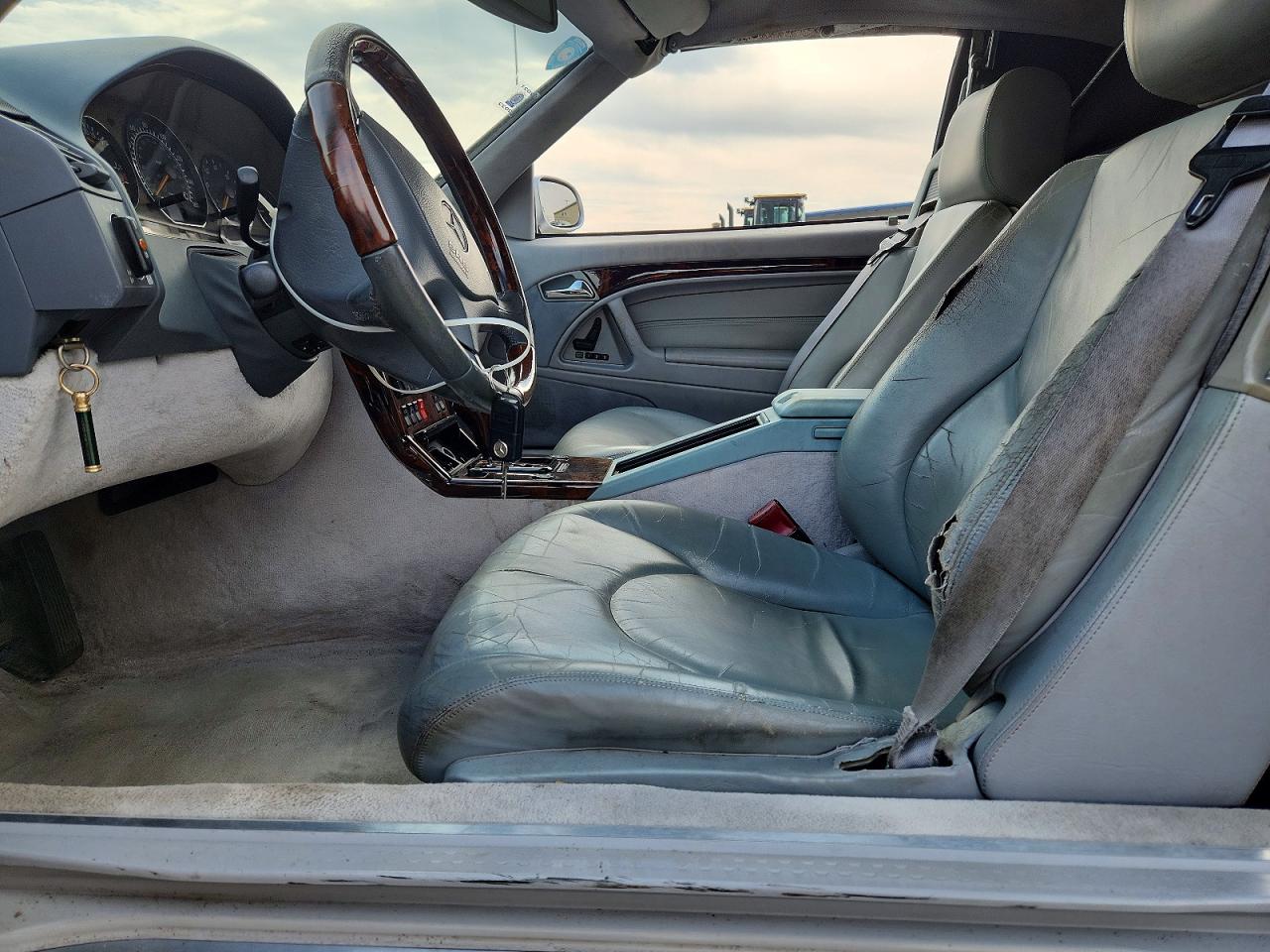2001 Mercedes-benz Sl 500 Silver vin: WDBFA68F91F197671