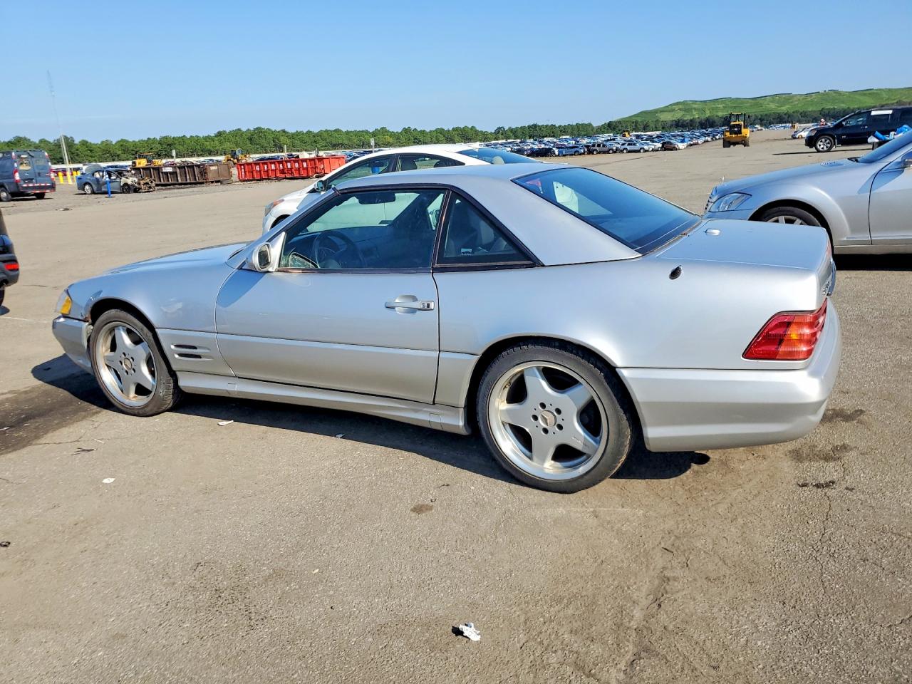 2001 Mercedes-benz Sl 500 Silver vin: WDBFA68F91F199548