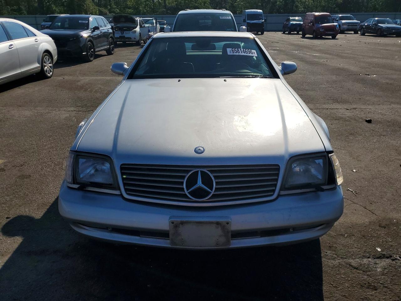 2001 Mercedes-benz Sl 500 Silver vin: WDBFA68F91F199548