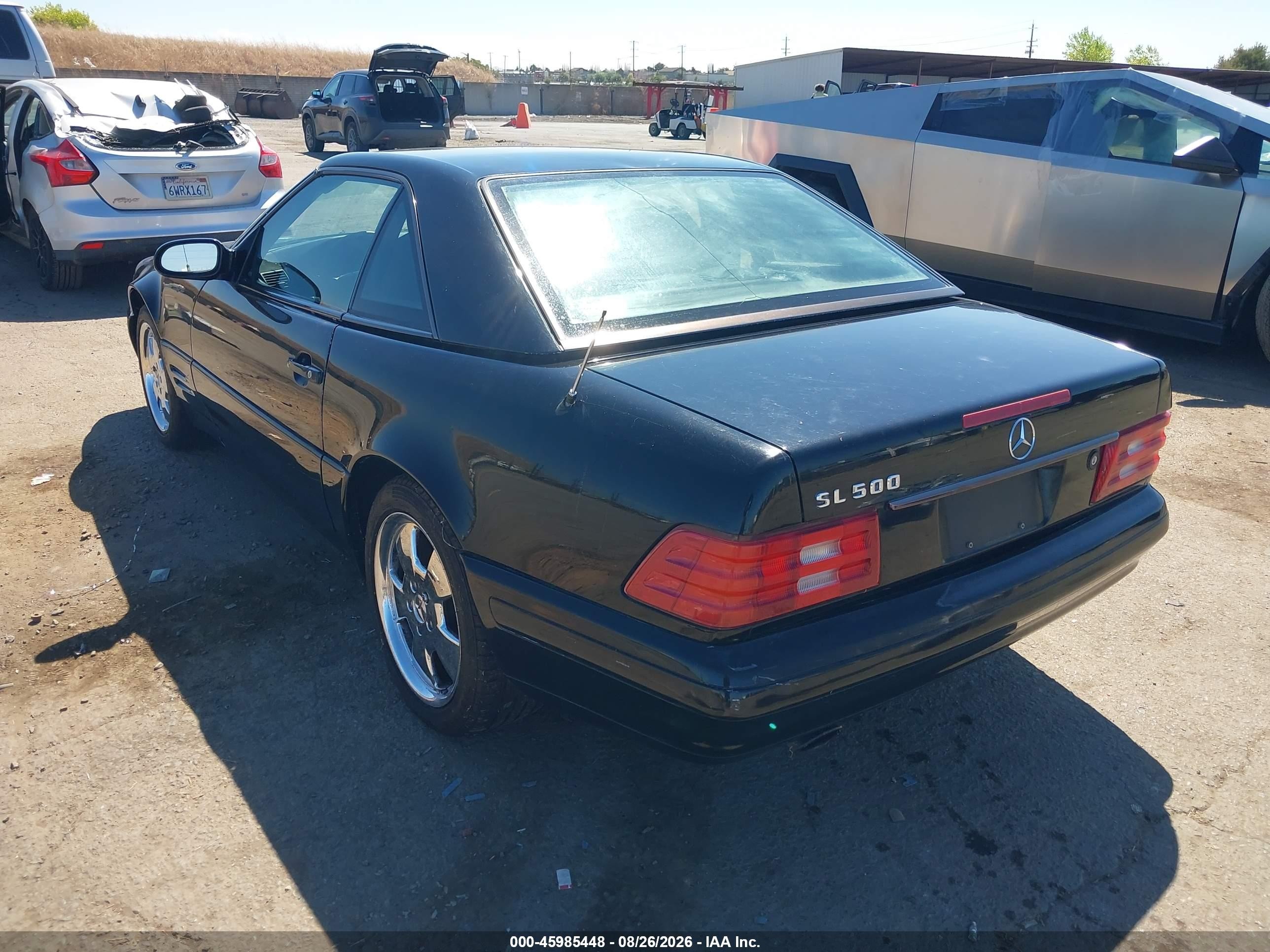 1999 Mercedes-benz Sl 500   Black vin: WDBFA68F9XF179910