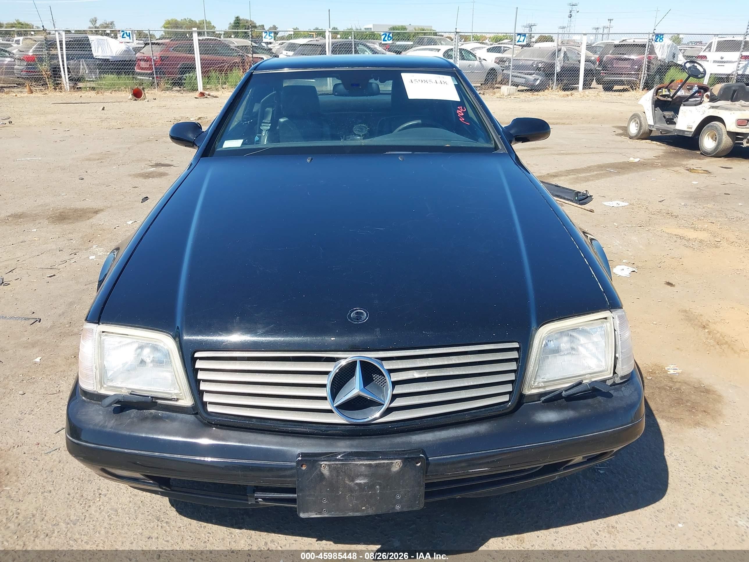 1999 Mercedes-benz Sl 500   Black vin: WDBFA68F9XF179910