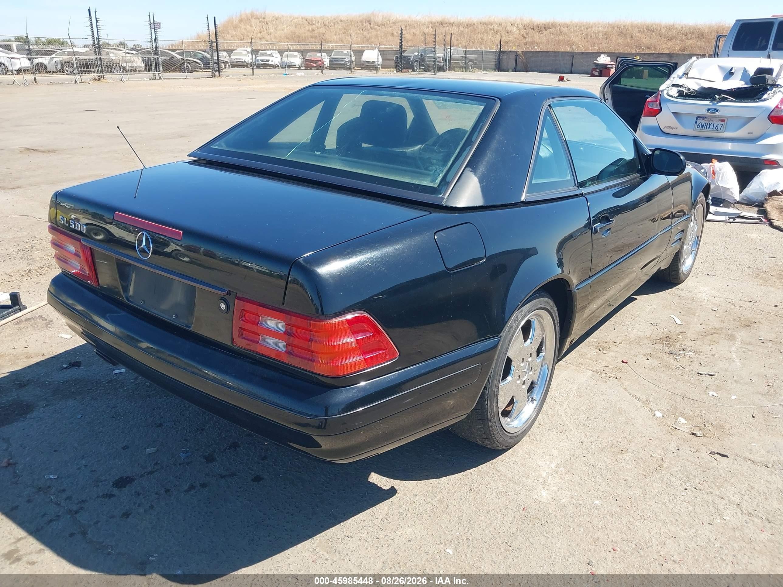 1999 Mercedes-benz Sl 500   Black vin: WDBFA68F9XF179910