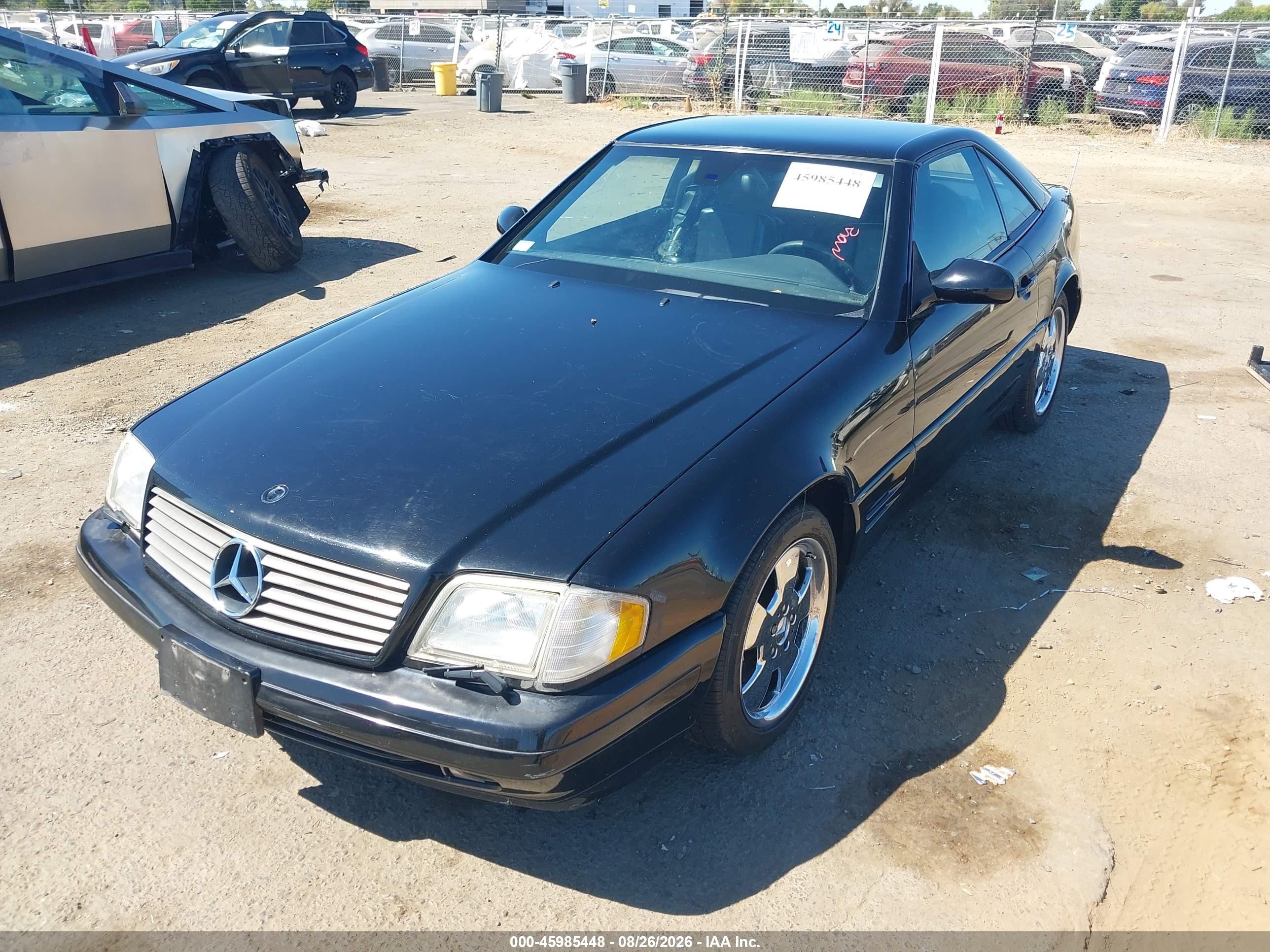 1999 Mercedes-benz Sl 500   Black vin: WDBFA68F9XF179910