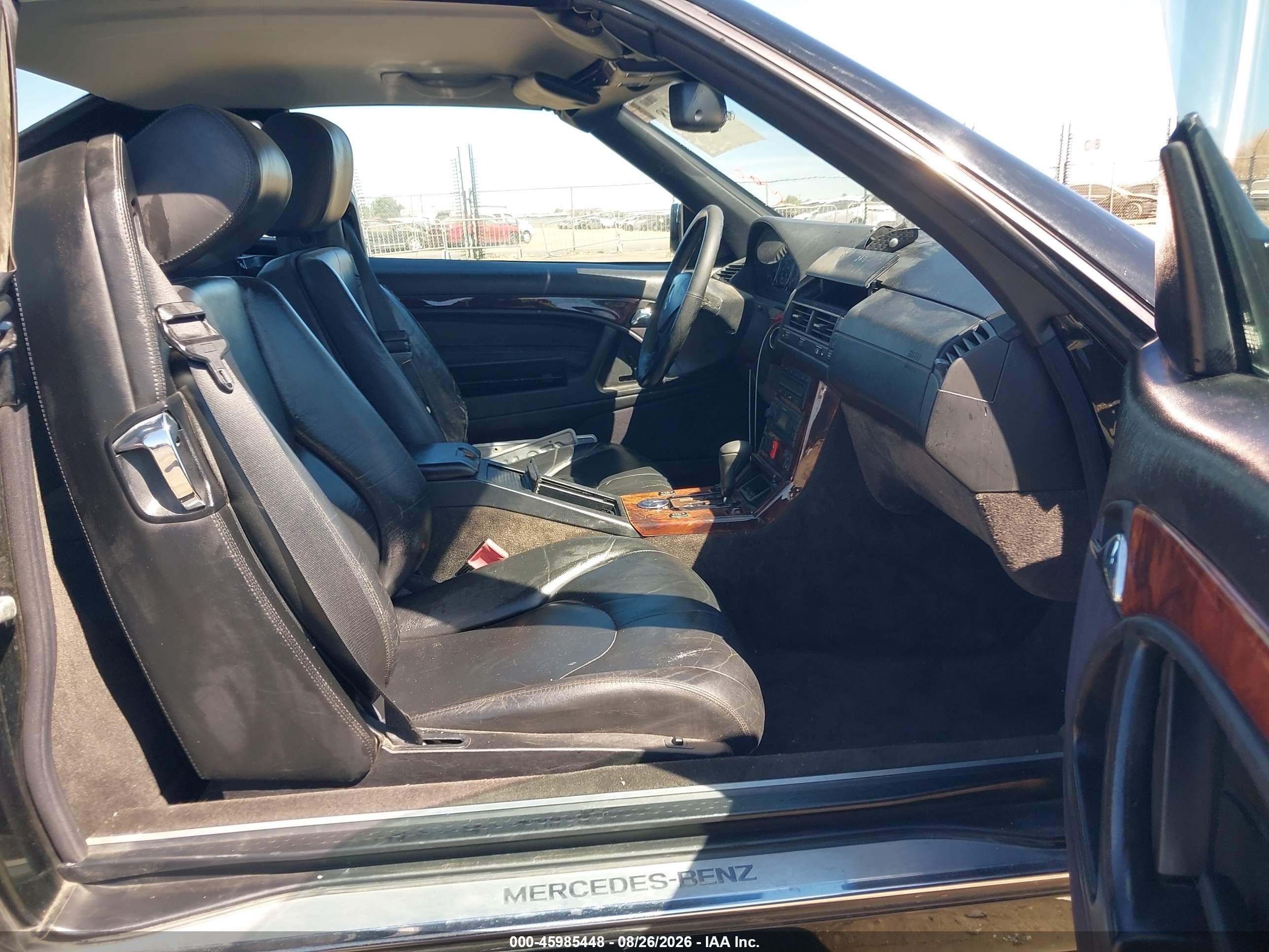 1999 Mercedes-benz Sl 500   Black vin: WDBFA68F9XF179910