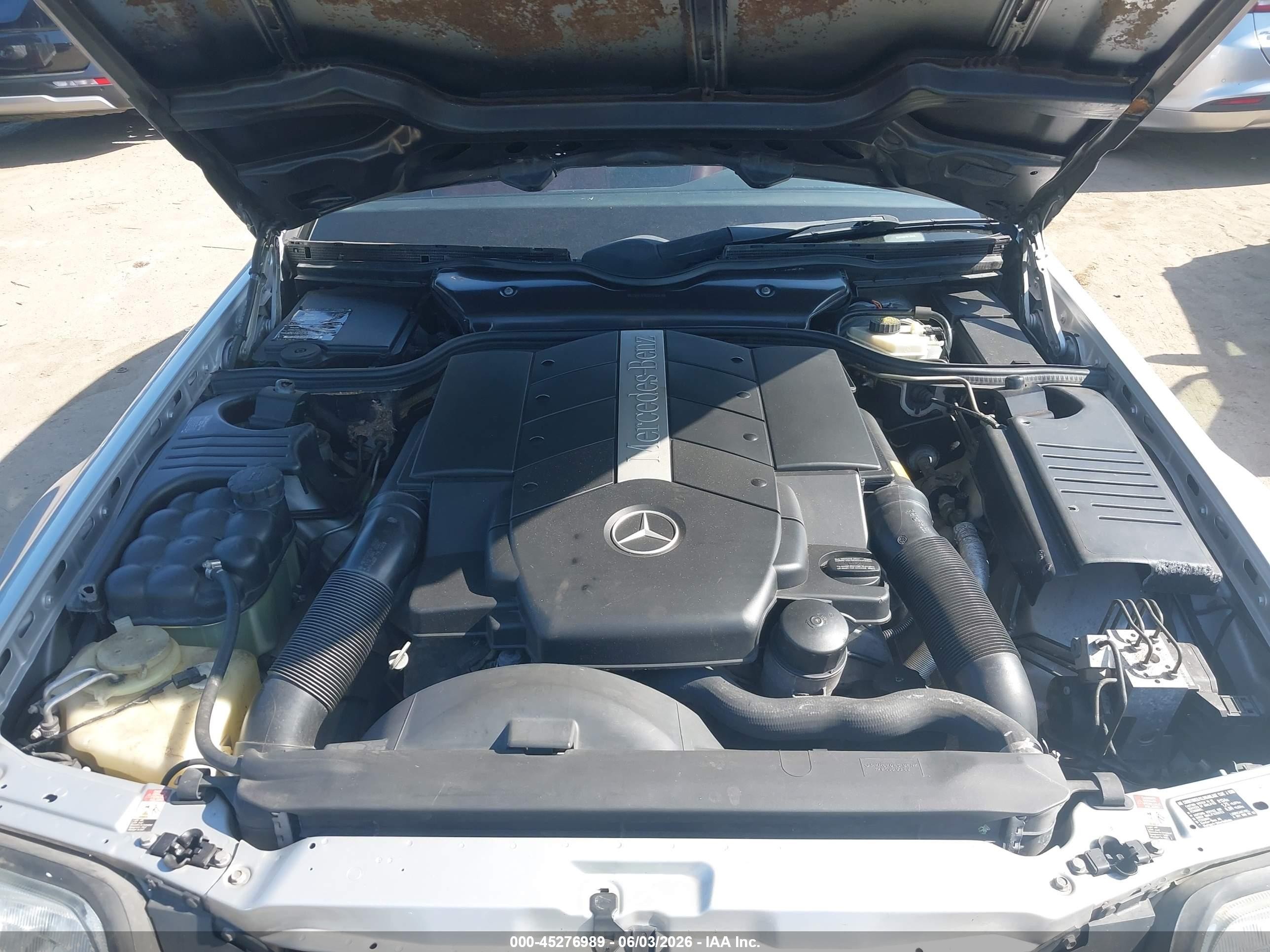 1999 Mercedes-benz Sl 500   Silver vin: WDBFA68F9XF180636