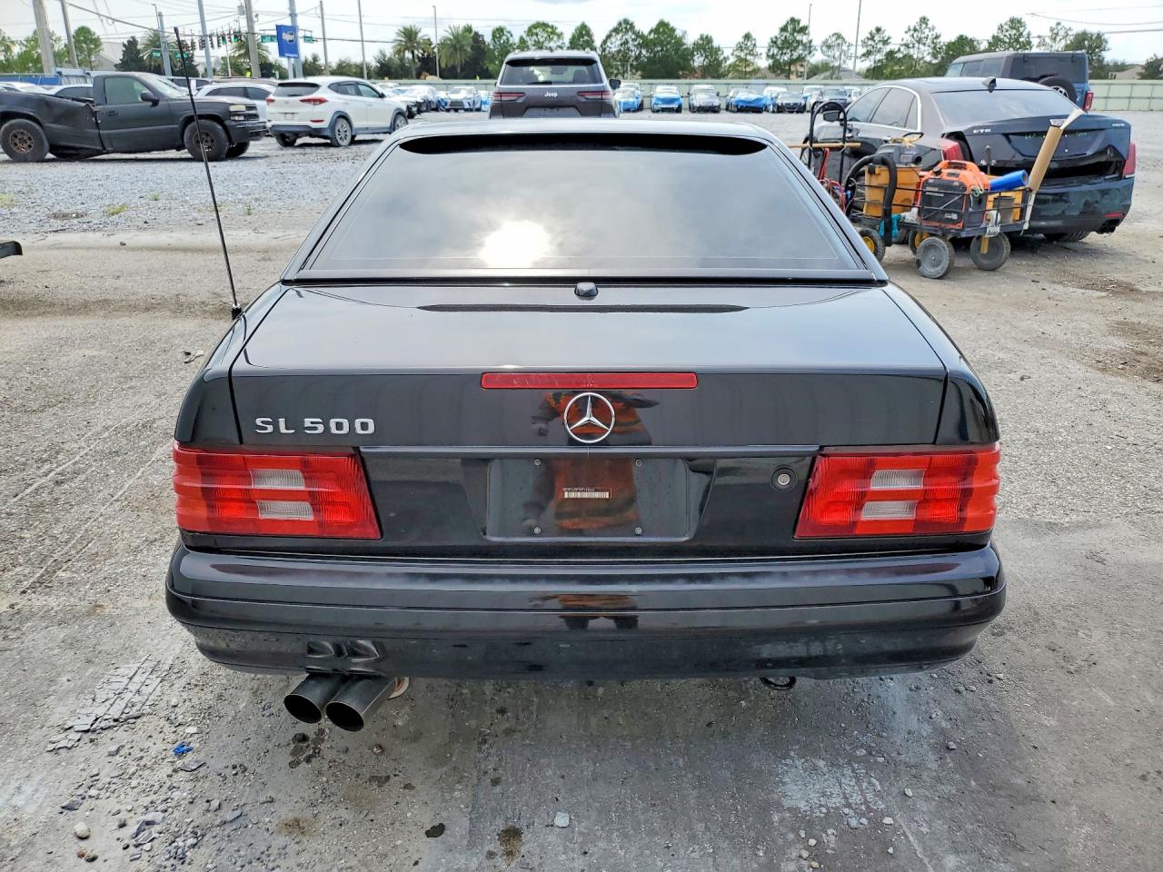 2000 Mercedes-benz Sl 500 Black vin: WDBFA68F9YF193565