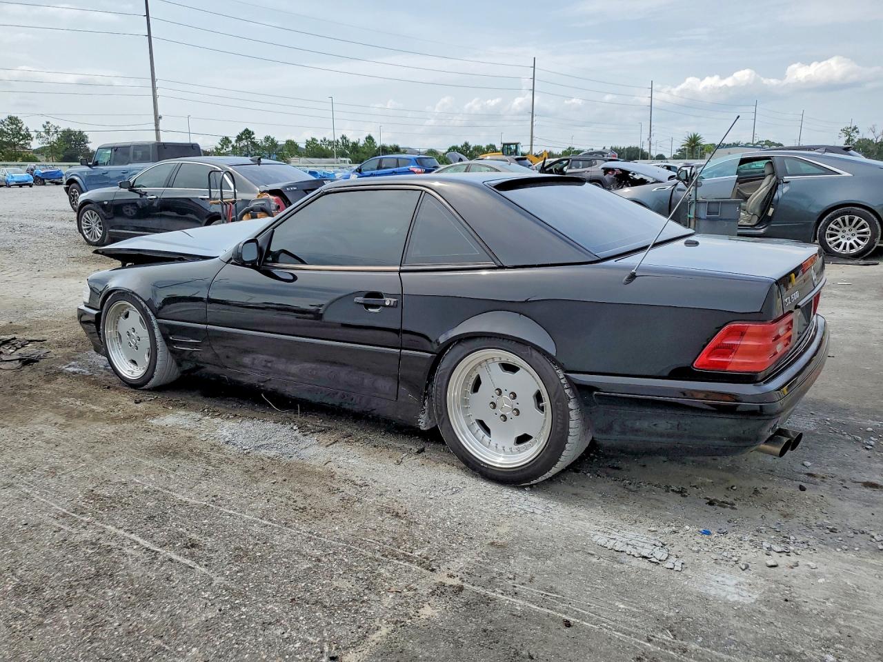 2000 Mercedes-benz Sl 500 Black vin: WDBFA68F9YF193565