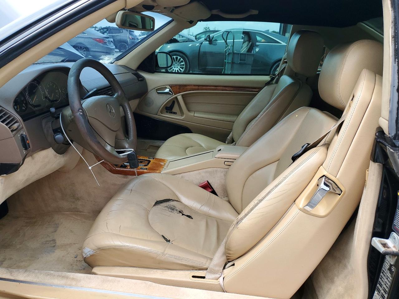 2000 Mercedes-benz Sl 500 Black vin: WDBFA68F9YF193565