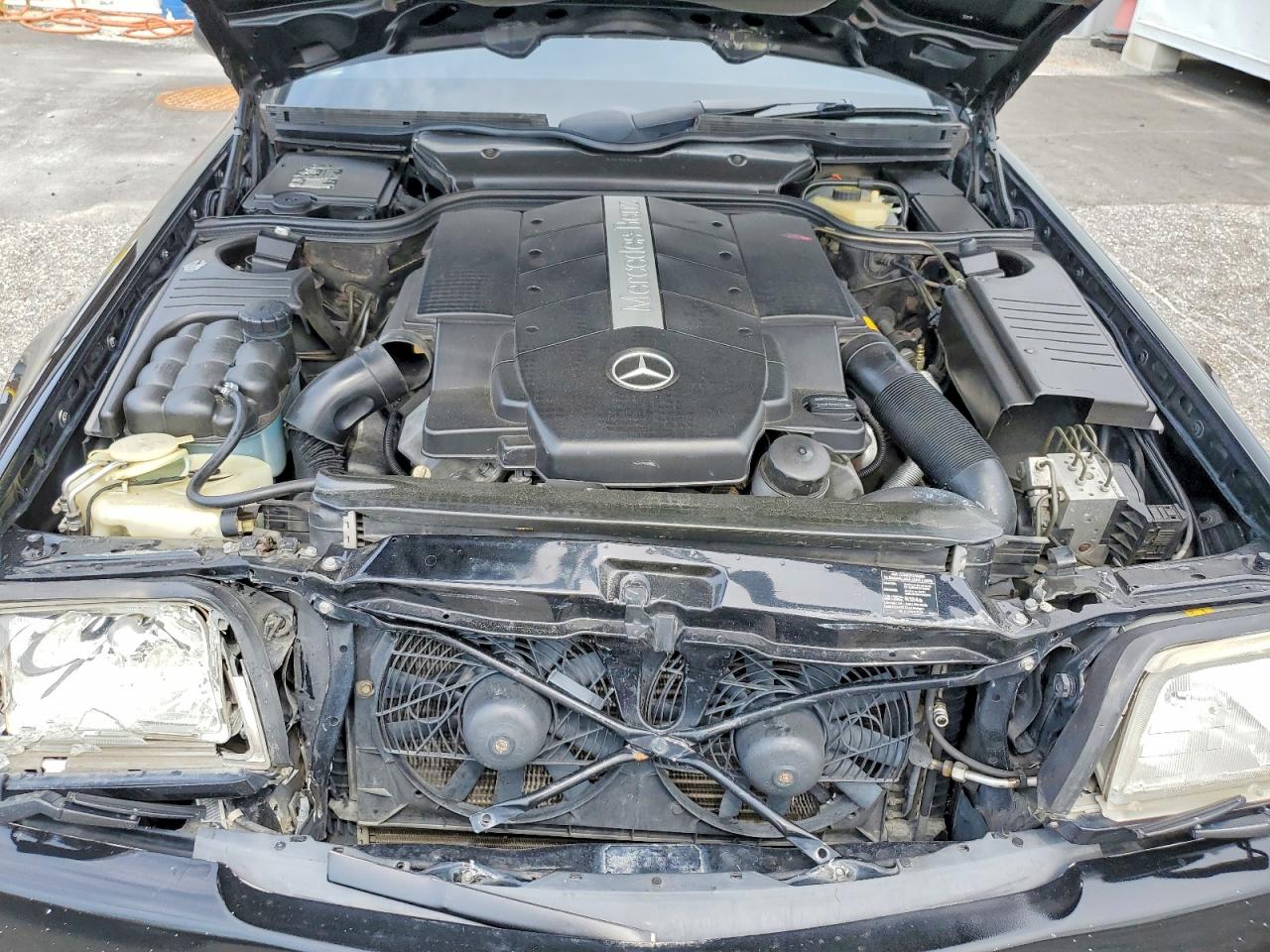 2000 Mercedes-benz Sl 500 Black vin: WDBFA68F9YF193565
