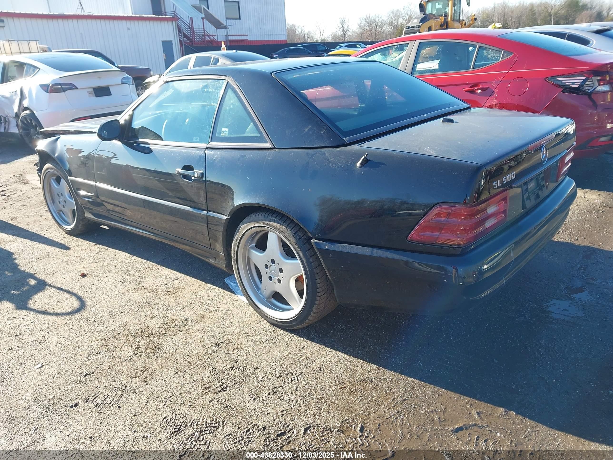 2001 Mercedes-benz Sl 500   Black vin: WDBFA68FX1F195928
