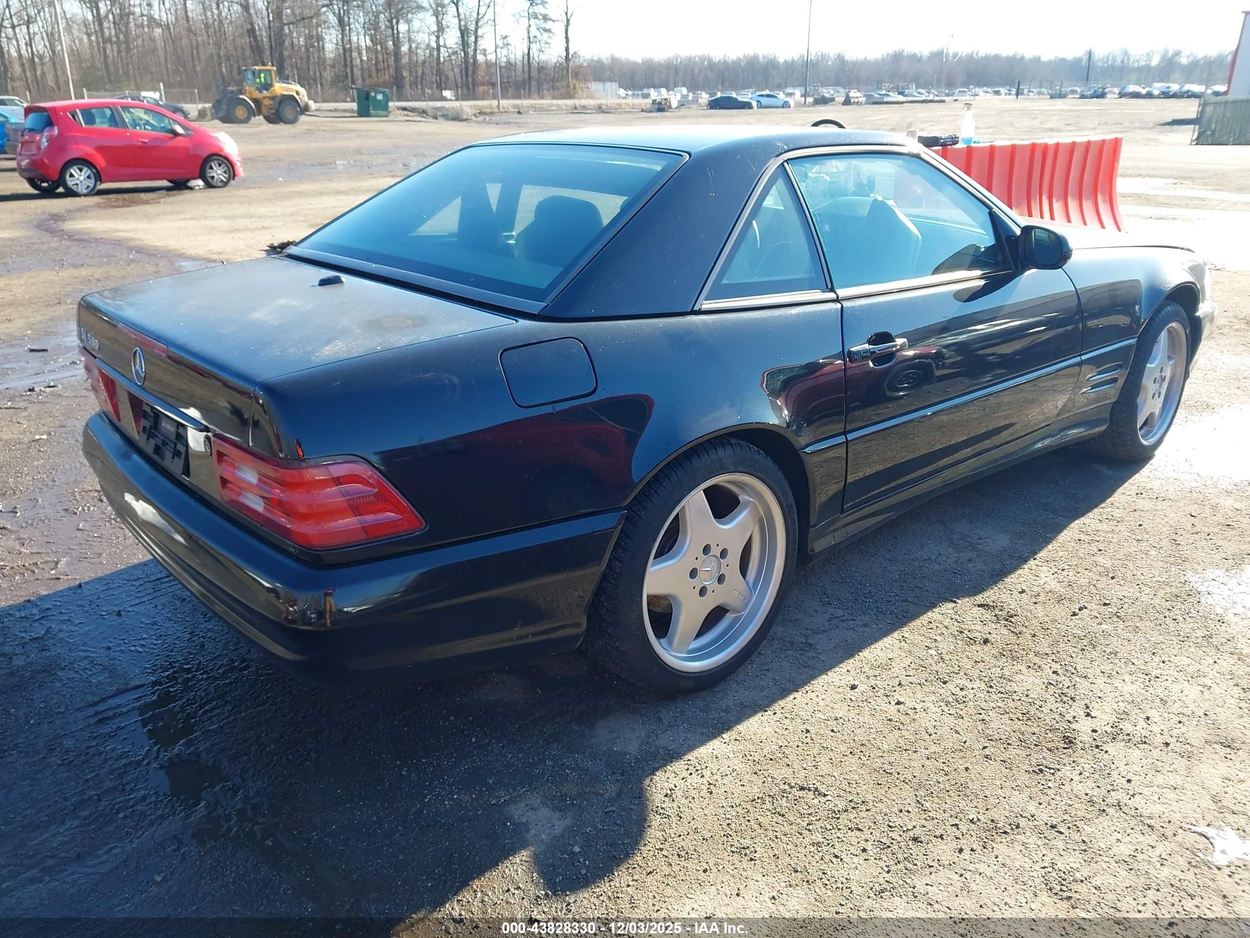 2001 Mercedes-benz Sl 500   Black vin: WDBFA68FX1F195928