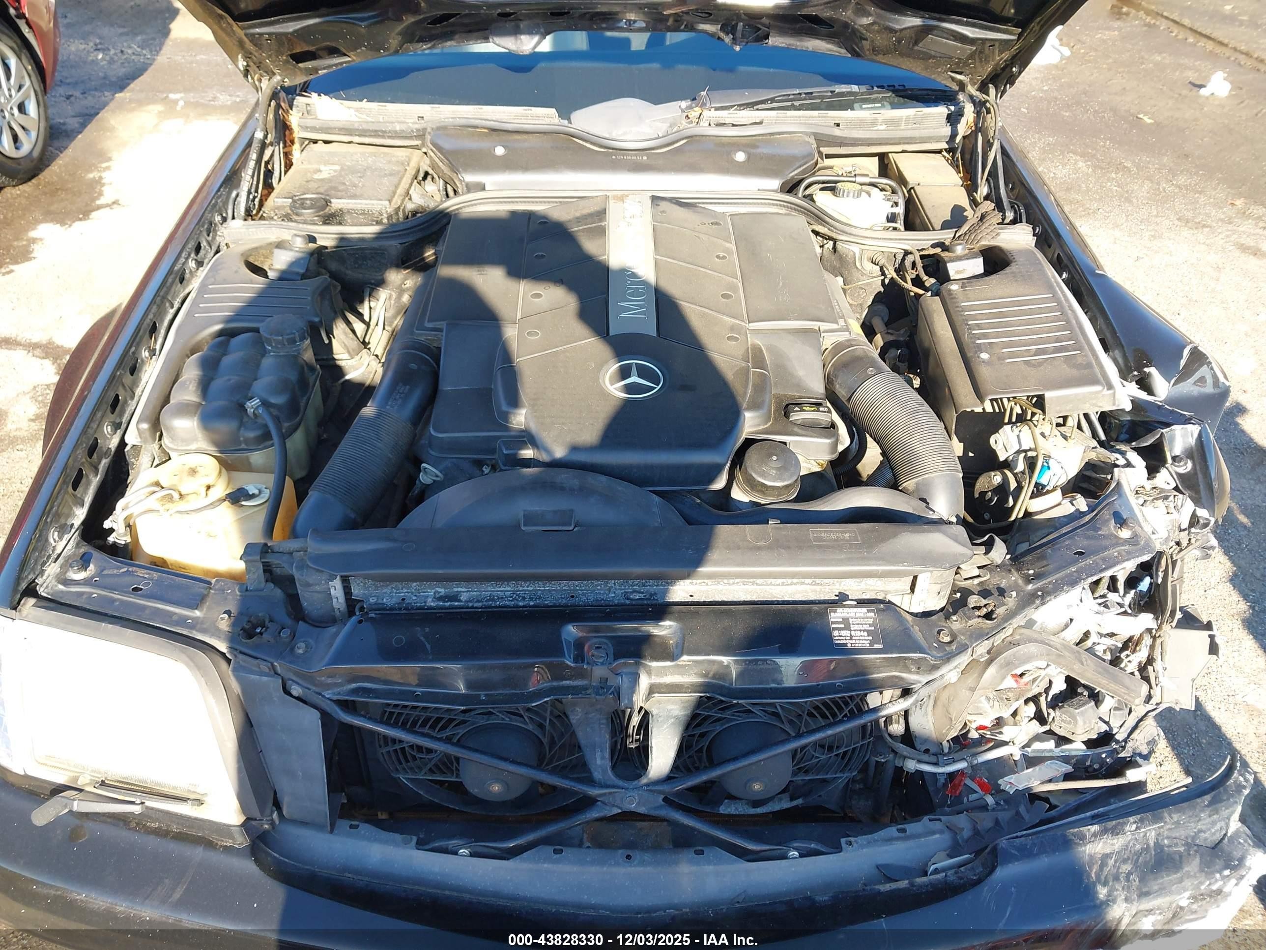2001 Mercedes-benz Sl 500   Black vin: WDBFA68FX1F195928