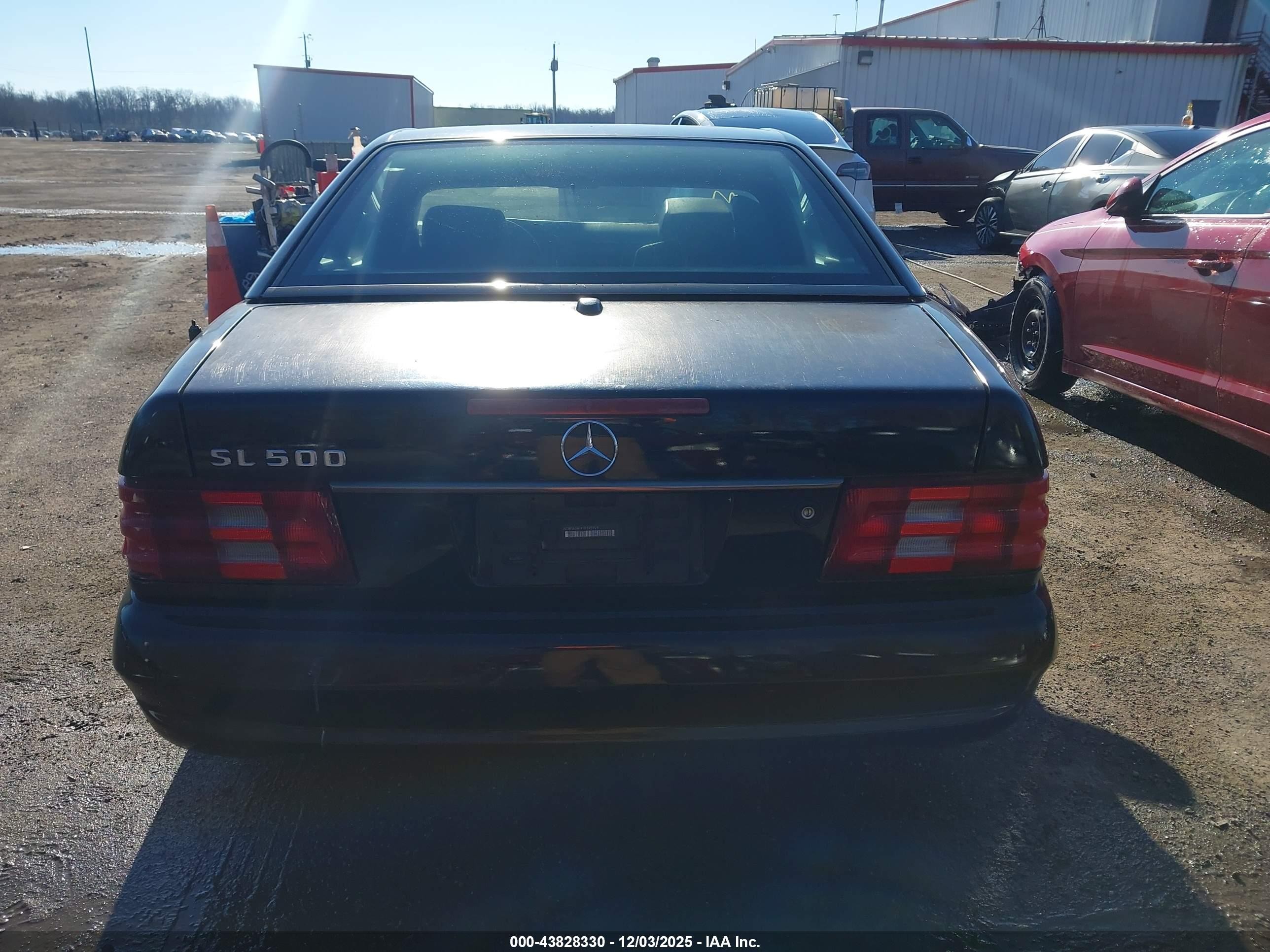 2001 Mercedes-benz Sl 500   Black vin: WDBFA68FX1F195928
