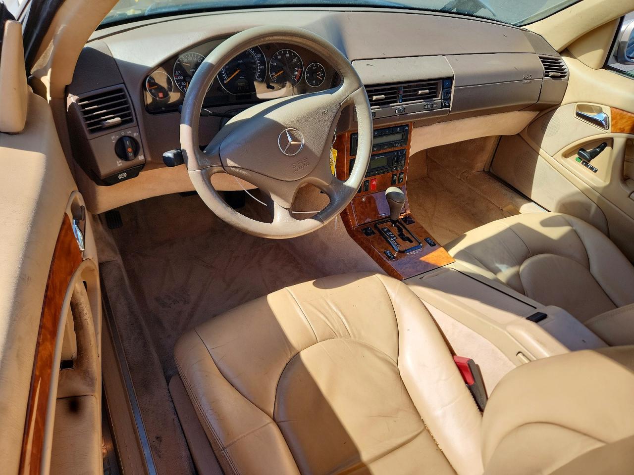 1999 Mercedes-benz Sl 500 Gray vin: WDBFA68FXXF175834
