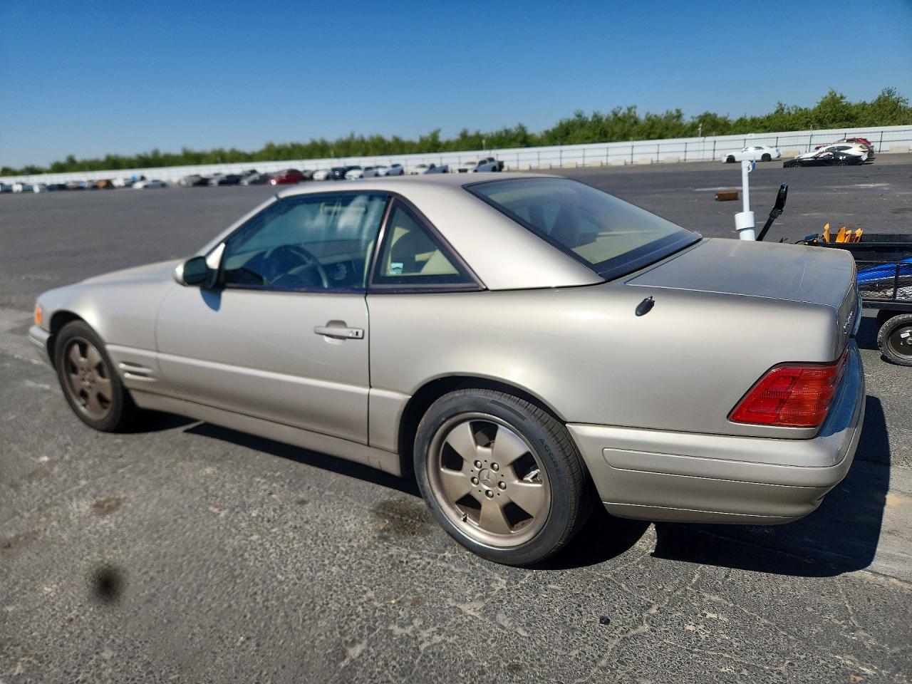 1999 Mercedes-benz Sl 500 Gray vin: WDBFA68FXXF175834
