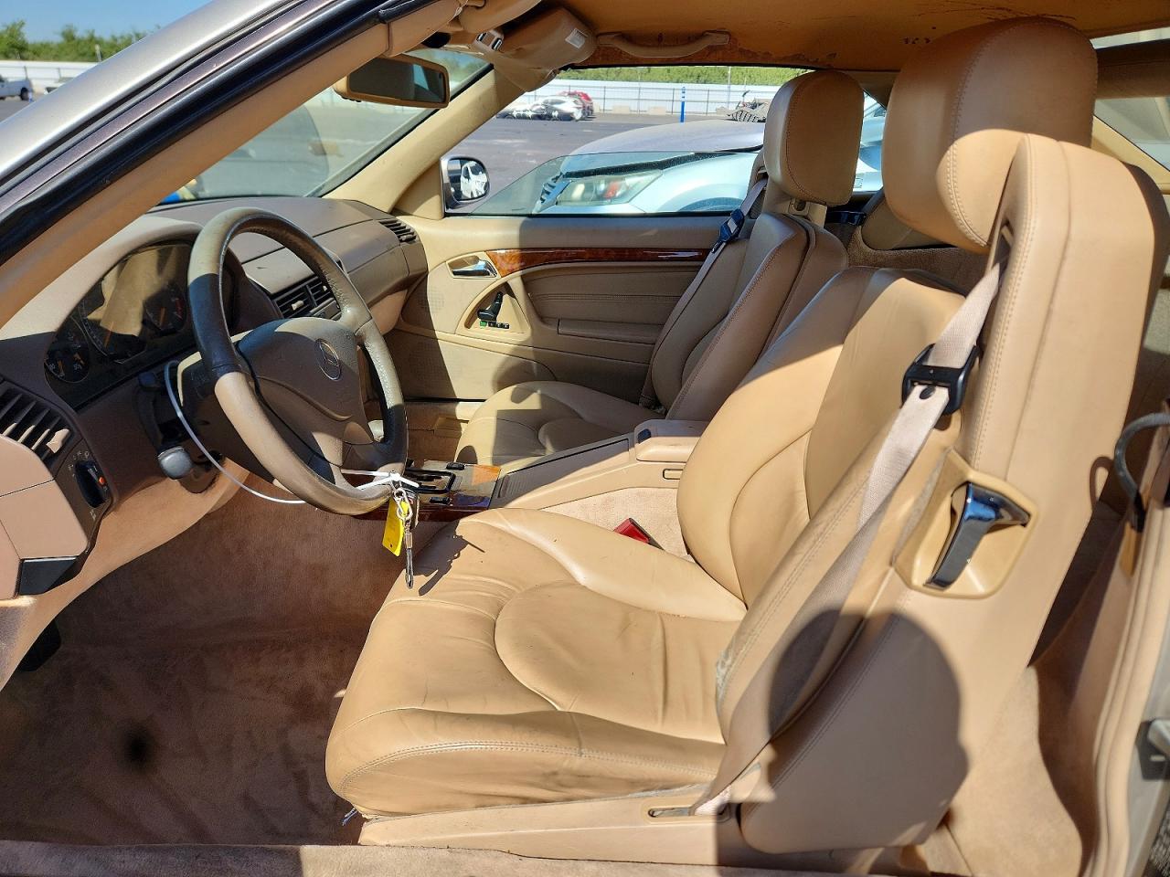 1999 Mercedes-benz Sl 500 Gray vin: WDBFA68FXXF175834