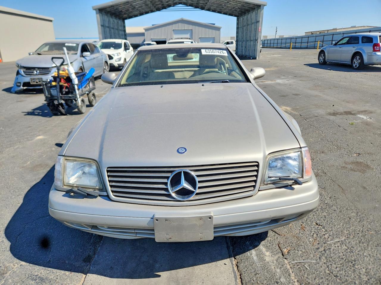 1999 Mercedes-benz Sl 500 Gray vin: WDBFA68FXXF175834