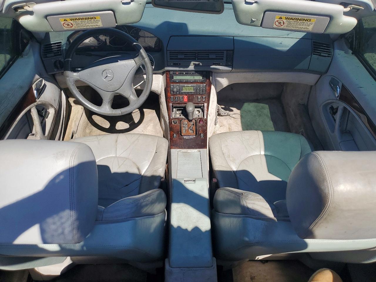 2000 Mercedes-benz Sl 500 Silver vin: WDBFA68FXYF193929