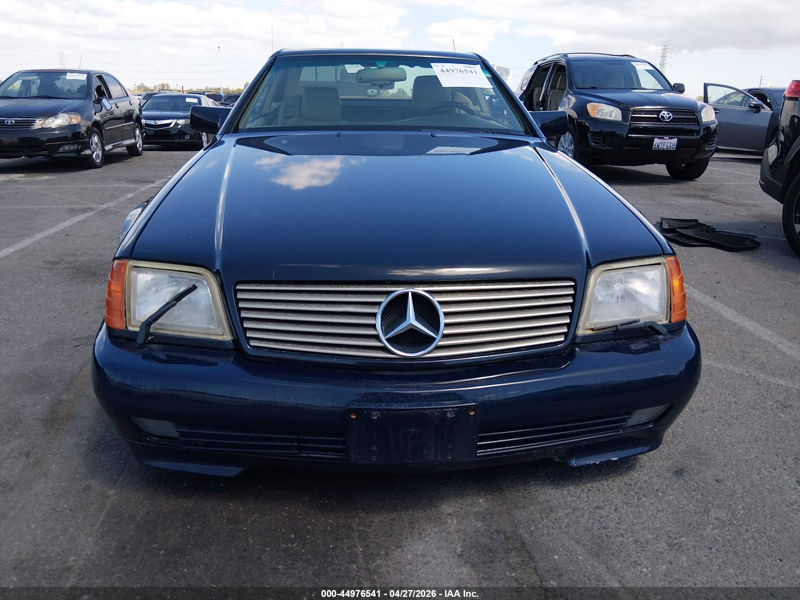 1994 Mercedes-benz Sl 600 Blue vin: WDBFA76E1RF100801