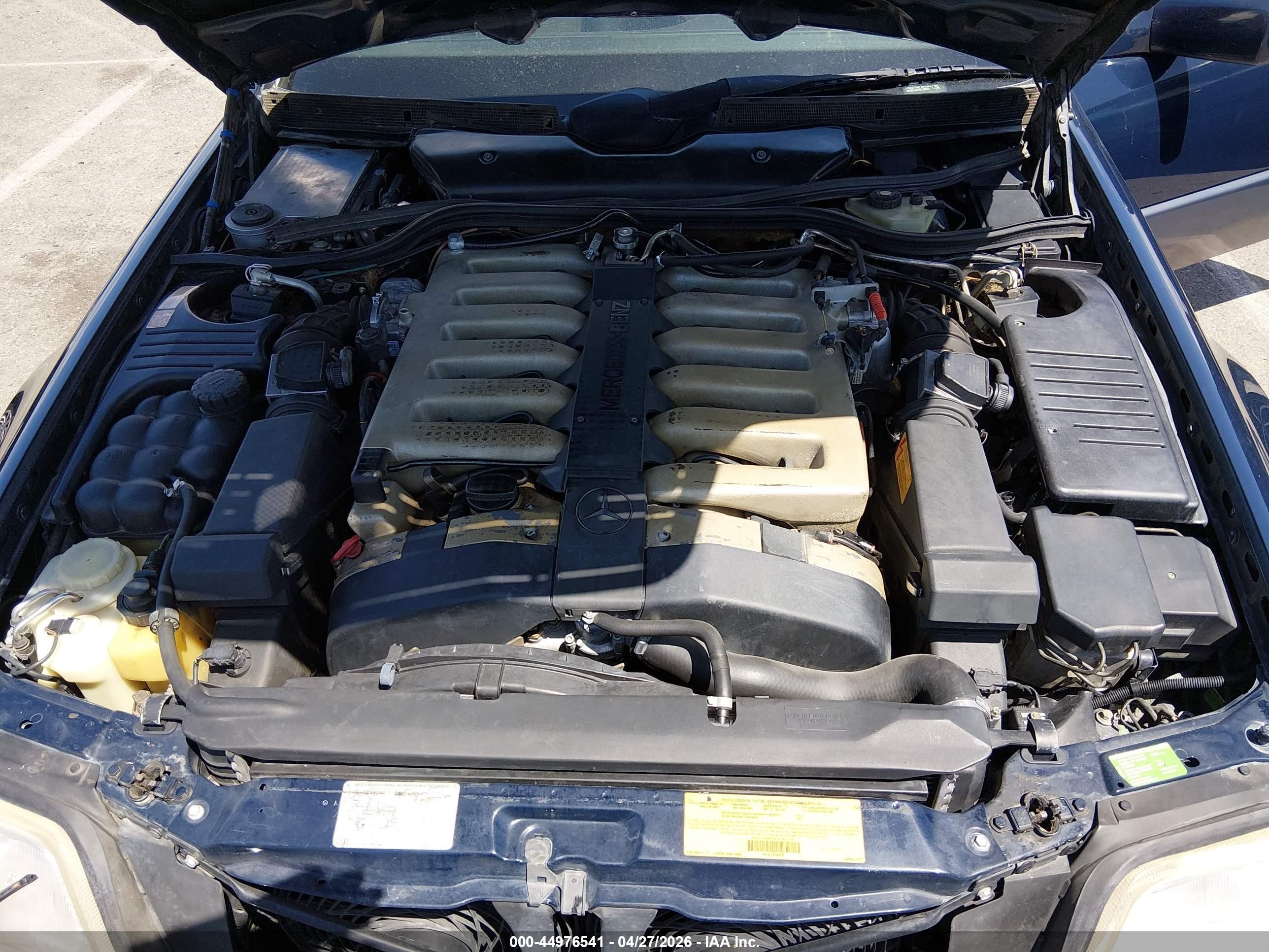 1994 Mercedes-benz Sl 600 Blue vin: WDBFA76E1RF100801