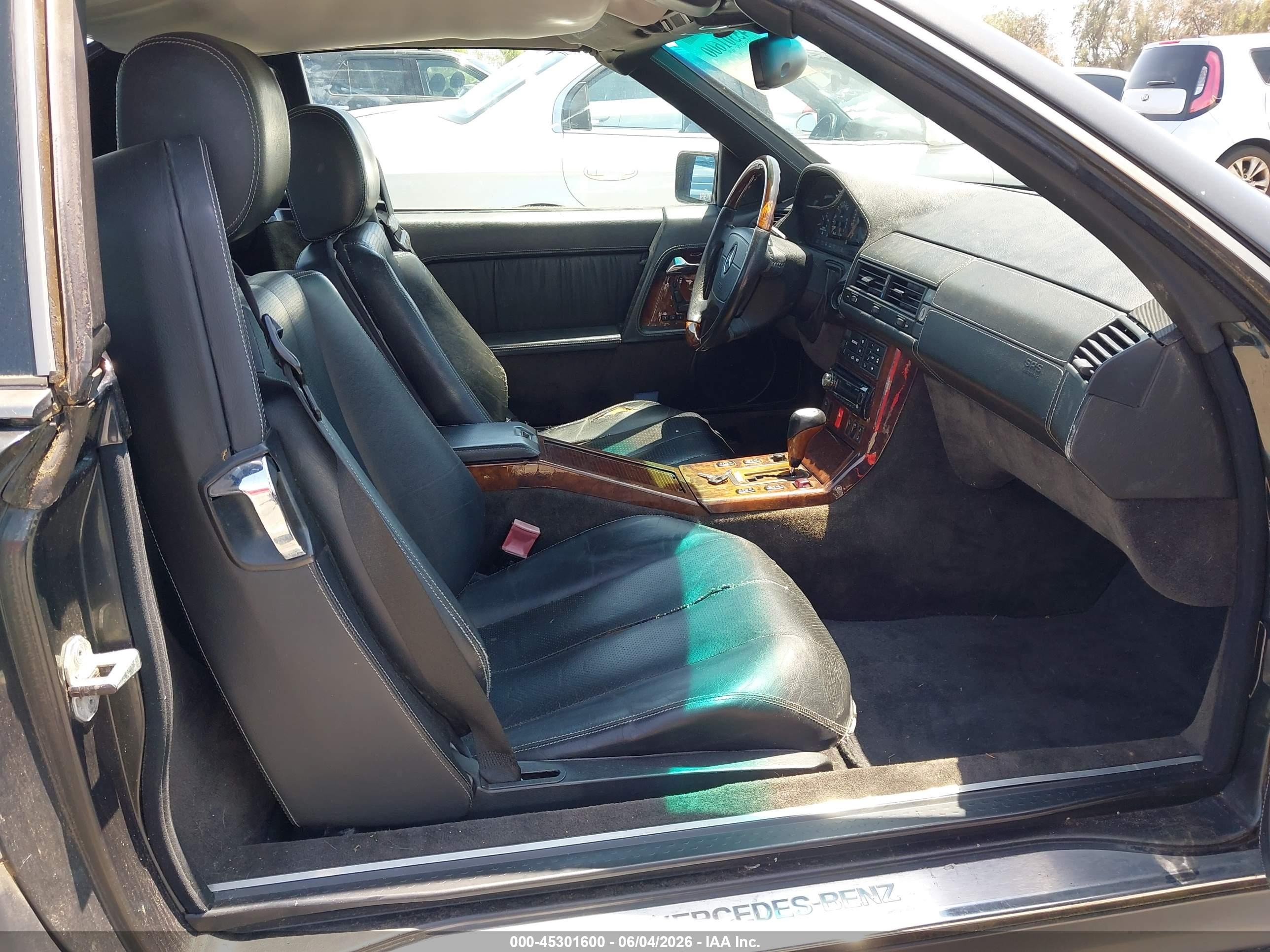 1995 Mercedes-benz Sl 600 Gray vin: WDBFA76E3SF107397